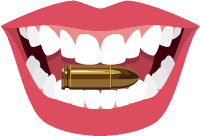 Lips And Kisses - Bite The Bullet Png (400x400), Png Download