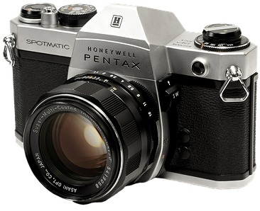 Pentax, Lenses, Old, Old Camera - Camera Set Old Png (425x340), Png Download