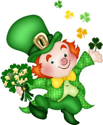 Tubes St-patrick - Cartoon (600x600), Png Download