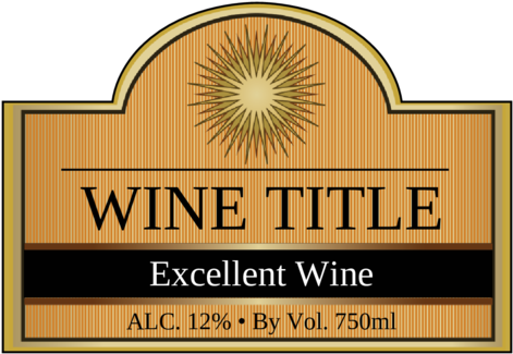 5" X - Wine (500x354), Png Download