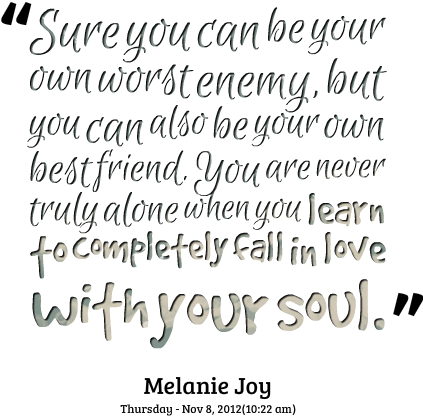 Sure You Can Be Your Own Worst Enemy ~ Enemy Quote - Quotation (471x490), Png Download