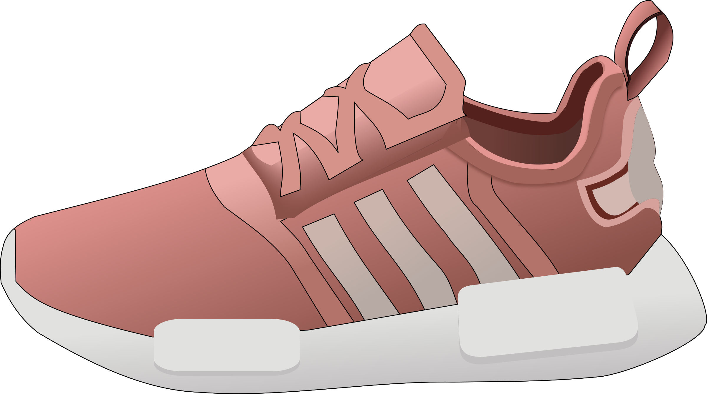 Image Royalty Free Download Shoe Remix Big Image - Shoe Clipart (2400x1339), Png Download