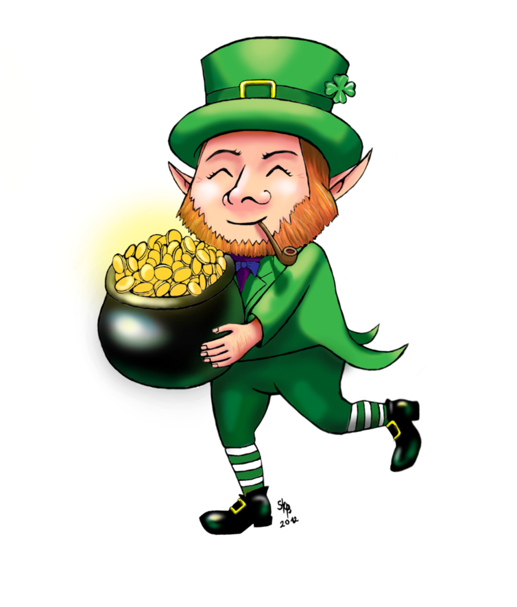 Mischievious March - ” - Leprechaun Transparent (753x1061), Png Download