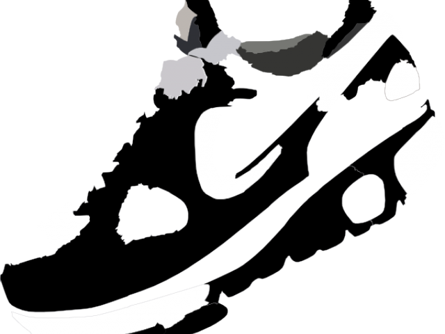 Shoes Clipart Tennis Shoe - Transparent Background Shoe Clipart Shoe Transparent (640x480), Png Download
