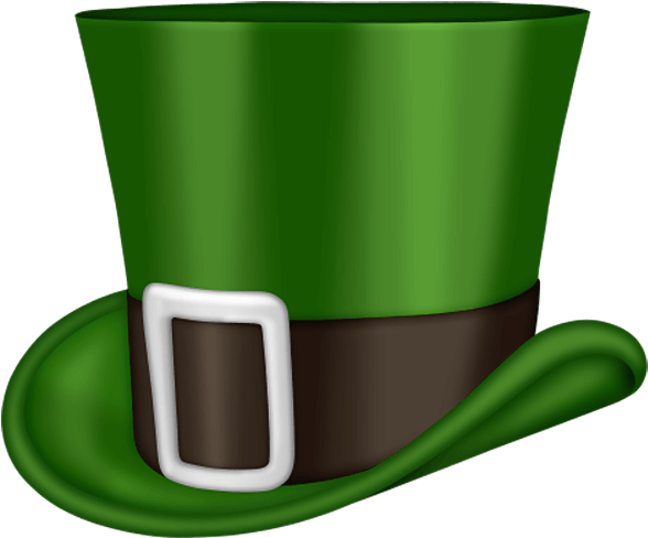 Patrick#39s Day Png St Patrick Day Green Leprechaun - St Patrick Day Hat Png (600x530), Png Download