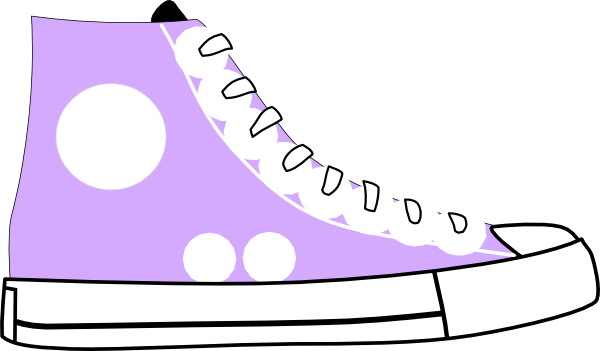 Purple Tennis Shoes Clip Art - Pete The Cat Sneaker (600x351), Png Download