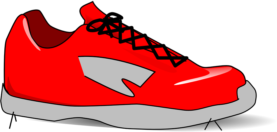 Clipart Library Stock Cartoon Running Shoes Shop Of - Shoe Clip Art Png (960x480), Png Download