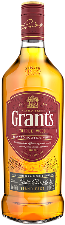 Grants Whisky Triple Wood Bottle - Grants Cask Edition Rum (800x800), Png Download