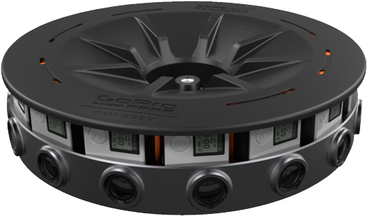 16 Cameras, 360 Degrees - Gopro Odyssey (540x320), Png Download