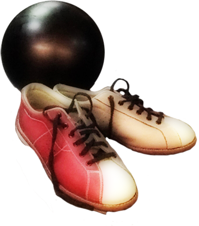 Vintage Drawing Man Bowling, Bowling Shoes And Bowling - Bowling Shoes Clip Art (454x472), Png Download
