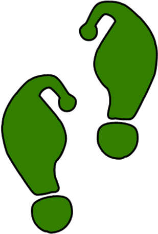 Elf Footprints (329x477), Png Download