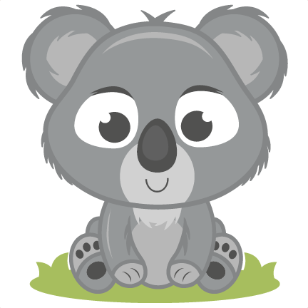 Jpg Royalty Free Download Svg Cutting File Cut Free - Baby Koala Clipart Cute (432x432), Png Download