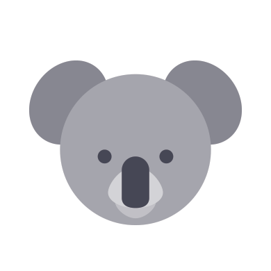 Koala - Koala Flat Design (400x400), Png Download