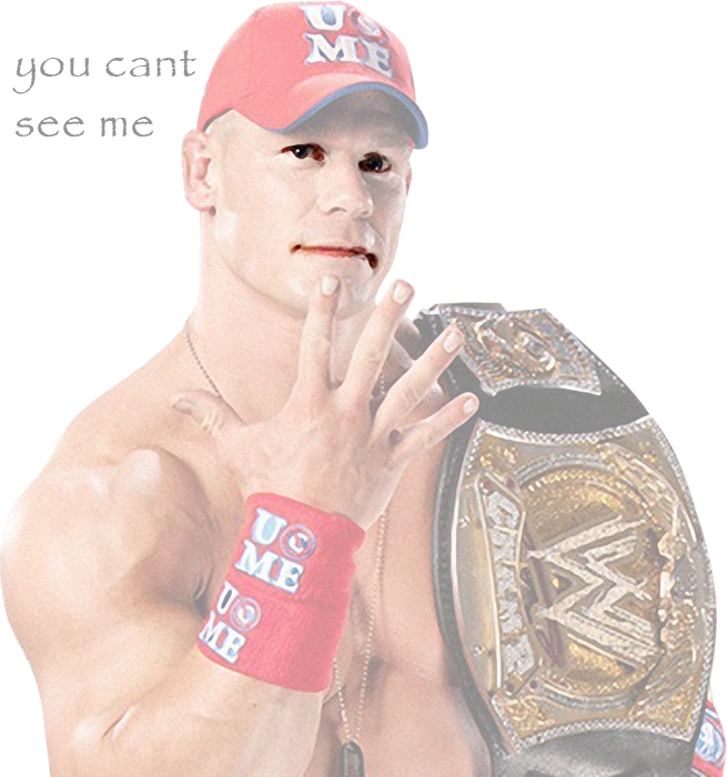 Cantseeme - John Cena Image 2013 (655x700), Png Download