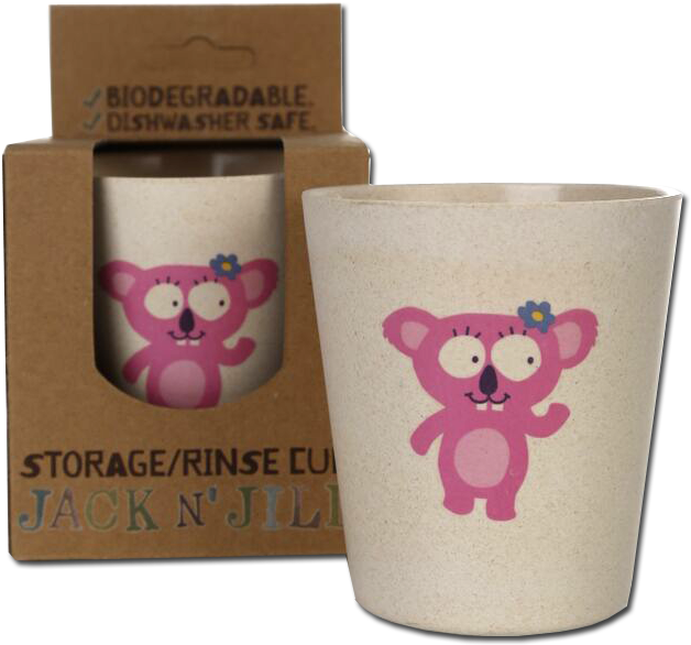 Jack N' Jill Cup Koala - Jack N' Jill - Biodegradable Storage And Rinse Cup (500x500), Png Download