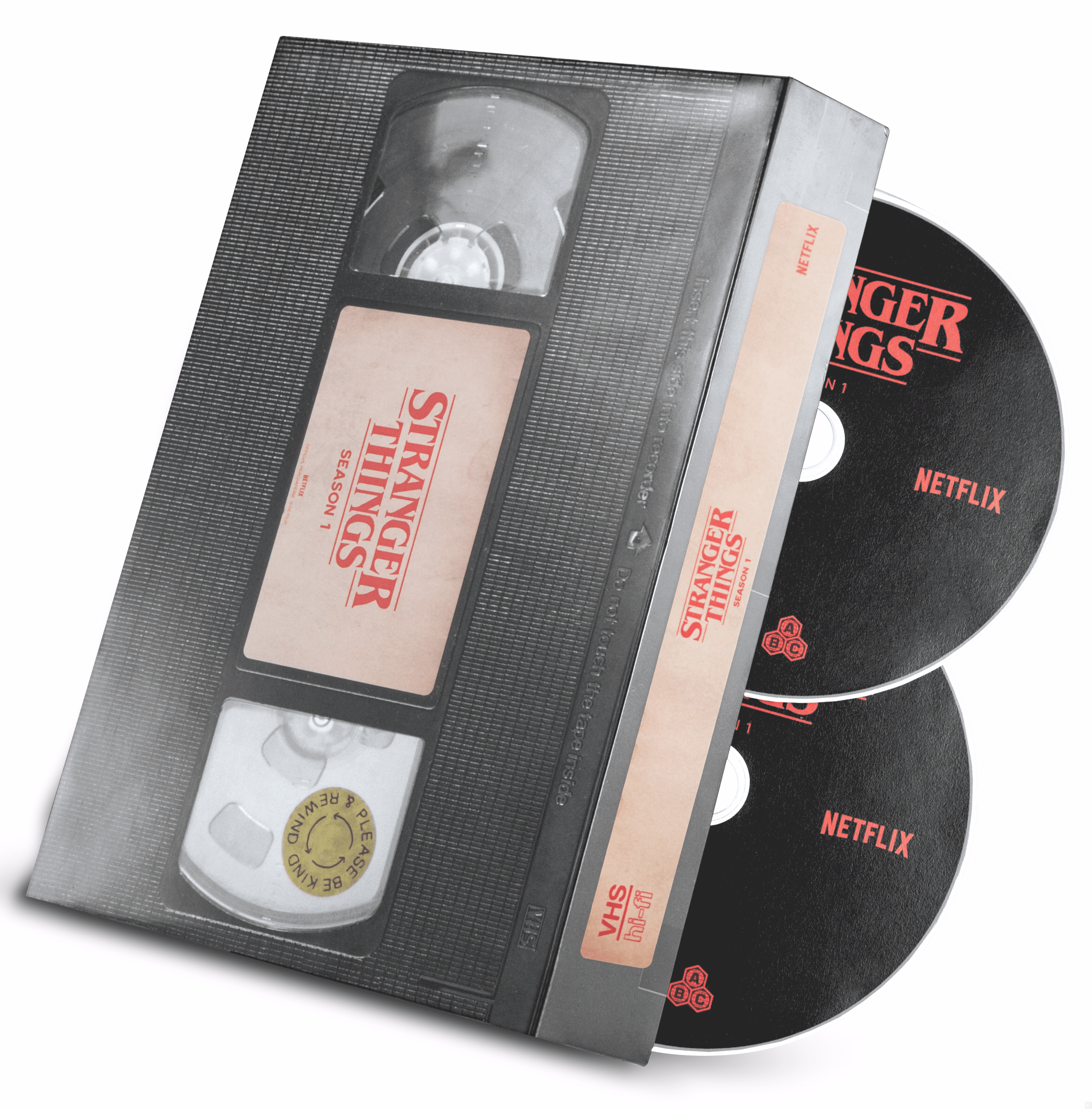 This Image Has Been Resized - Stranger Things Vhs Dvd (2342x2378), Png Download