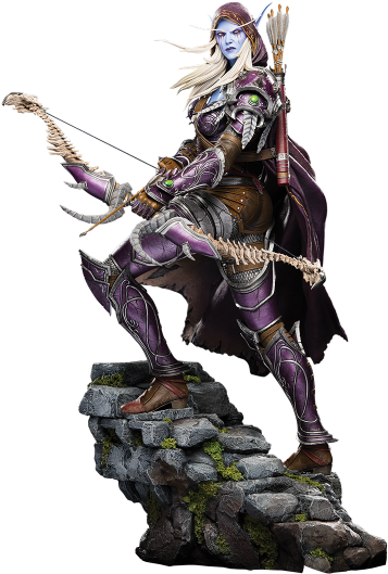 World Of Warcraft Sylvanas Statue - Sylvanas Statue Blizzcon 2017 (575x575), Png Download