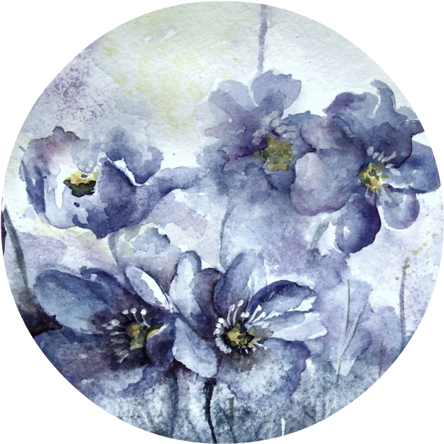 Floral - Banner - Watercolor Painting (1024x640), Png Download