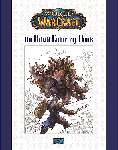 World Of Warcraft Coloring Book - World Of Warcraft An Adult Coloring Book (525x525), Png Download