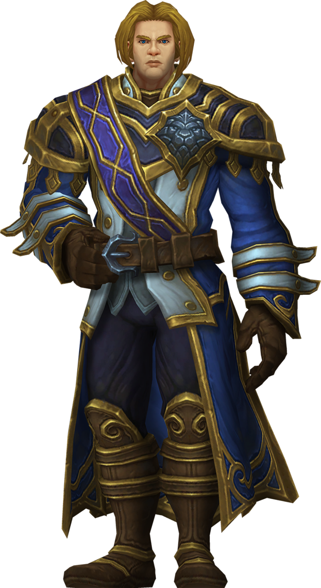 Anduin Wrynn, Prince Of Stormwind - Super Crown Meme (661x1209), Png Download
