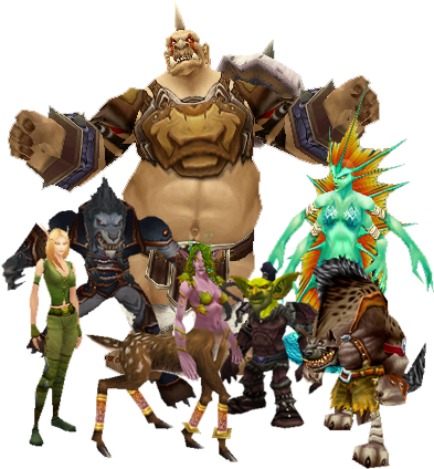 Humanoid Beasts (409x432), Png Download