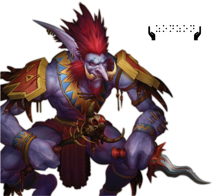 Troll - World Of Warcraft Troll Png (800x800), Png Download