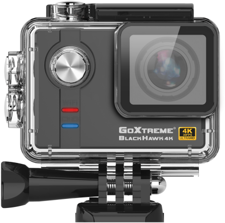 Action Cameras Dublin Ireland Activity Camera Clip - Goxtreme Black Hawk 4k Ultra Hd Black (600x450), Png Download
