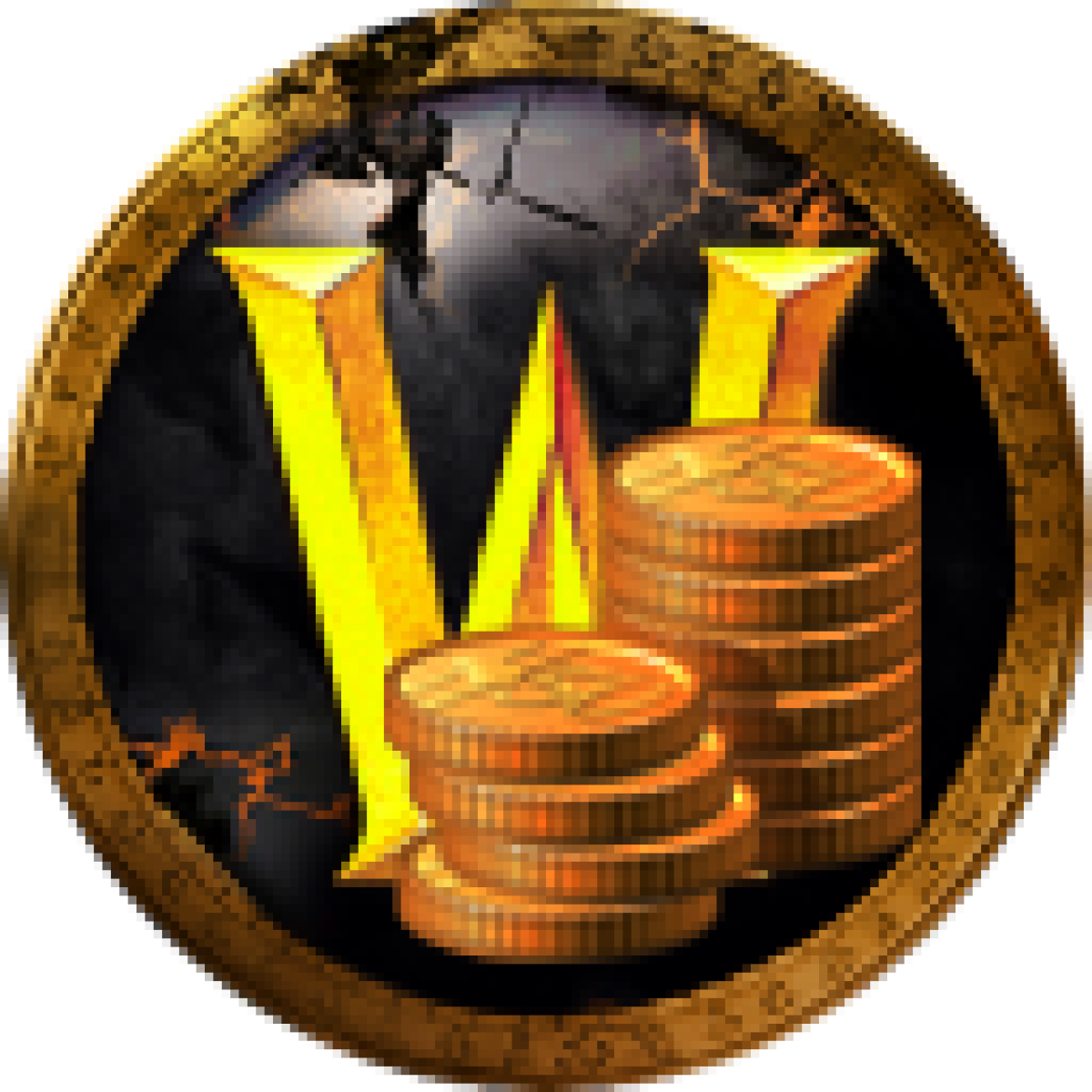 Wow Gold Icon - World Of Warcraft Gold Icon (1200x1200), Png Download