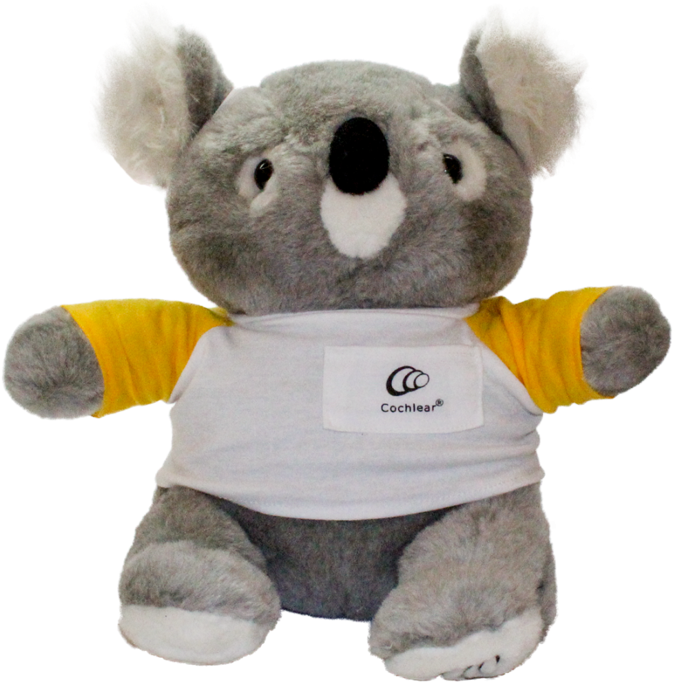 Kaci The Koala - Koala Cochlear Implant (550x665), Png Download
