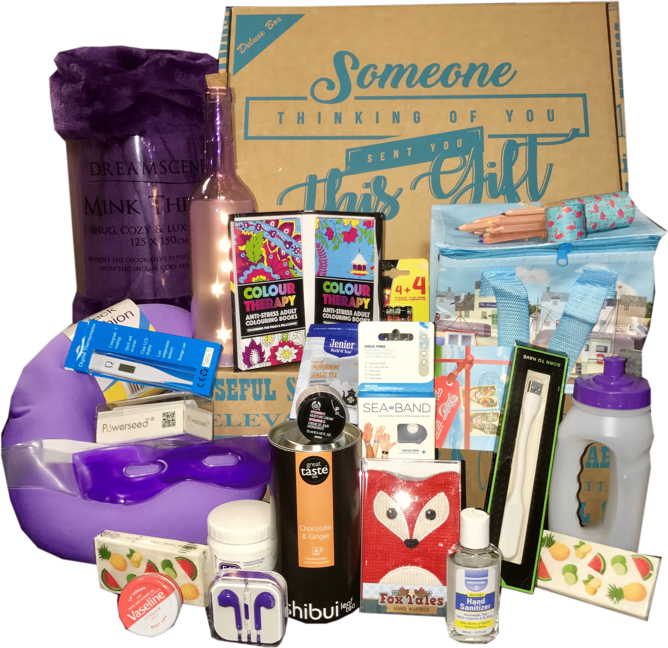 Ultimate Womans Cancer Gift Present - Gift Basket (3024x3024), Png Download