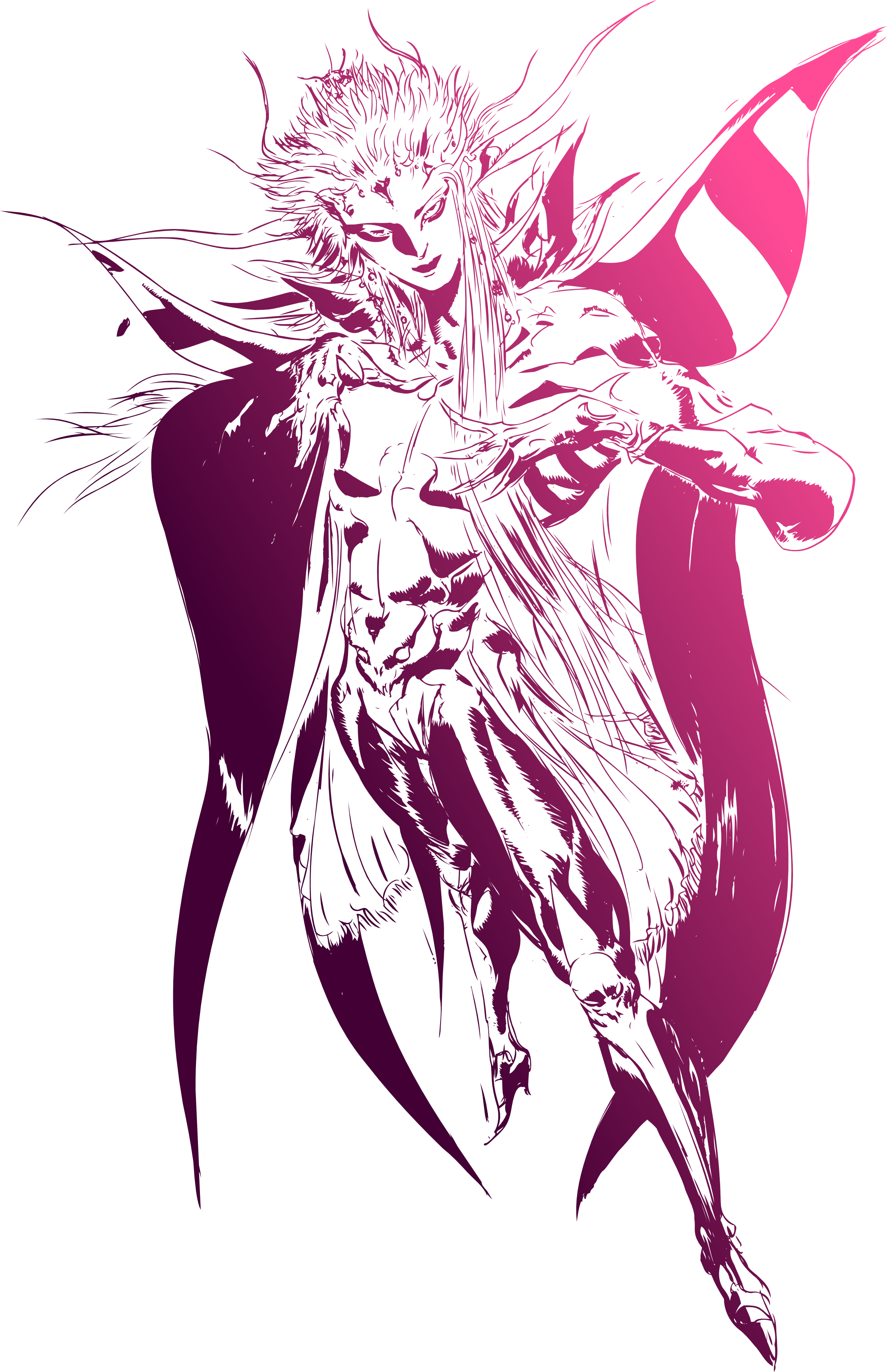 Final Fantasy Ii Logo By Eldi13 - Final Fantasy 2 Logo (2227x3445), Png Download