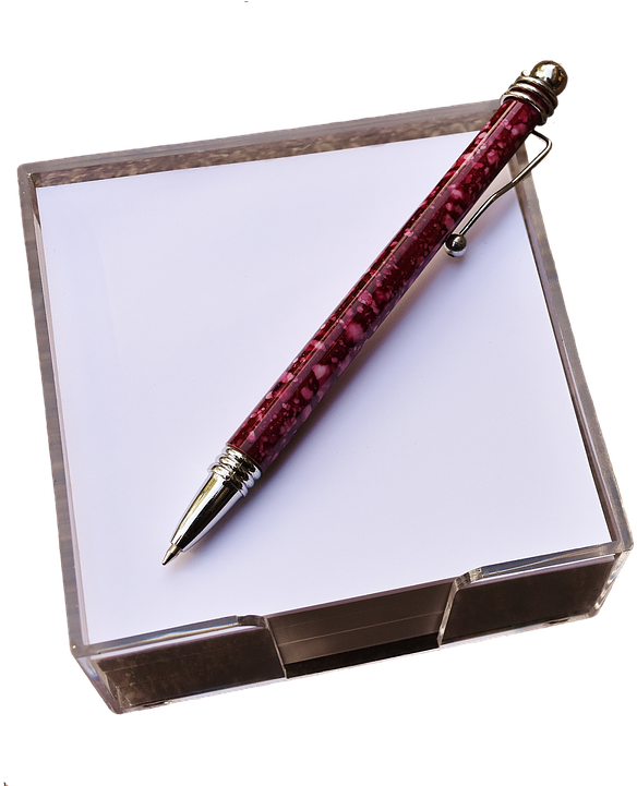 Pen, Stickies, Memo, Notes, Writing Tool, Paper, Note - Pen And Notes Png (692x720), Png Download