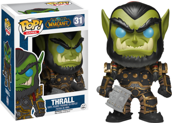 World Of Warcraft - Thrall Funko Pop (650x465), Png Download