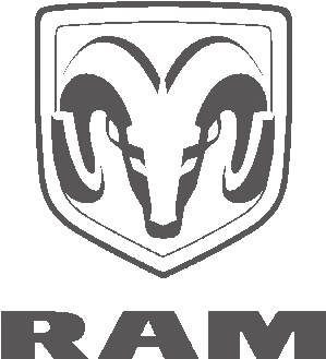 Dodge Ram Logo Decal (550x400), Png Download