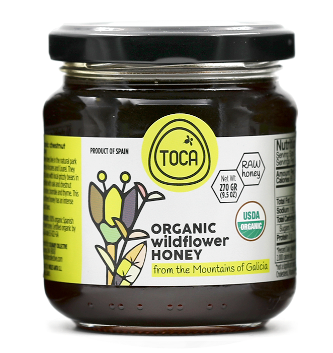 Organic Wildflower Honey - Toca Raw Galician Mountains Flower Honey Organic 500g (700x700), Png Download