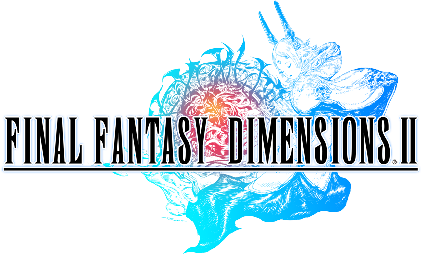 App Store - Final Fantasy Dimensions Ii Logo (887x607), Png Download