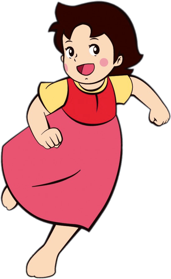 Heidi Running Png - Heidi Running (599x950), Png Download