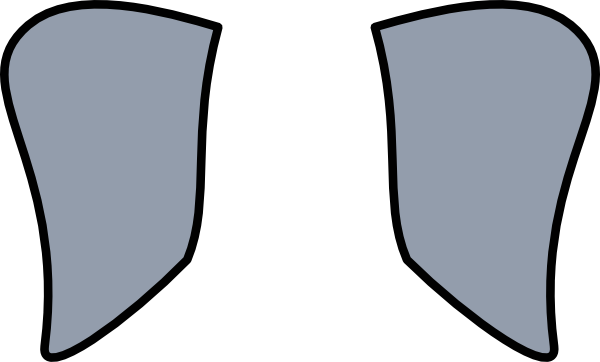 Black And White Library Clip Art At Clker Com Vector - Elephant Ears Clipart (600x362), Png Download