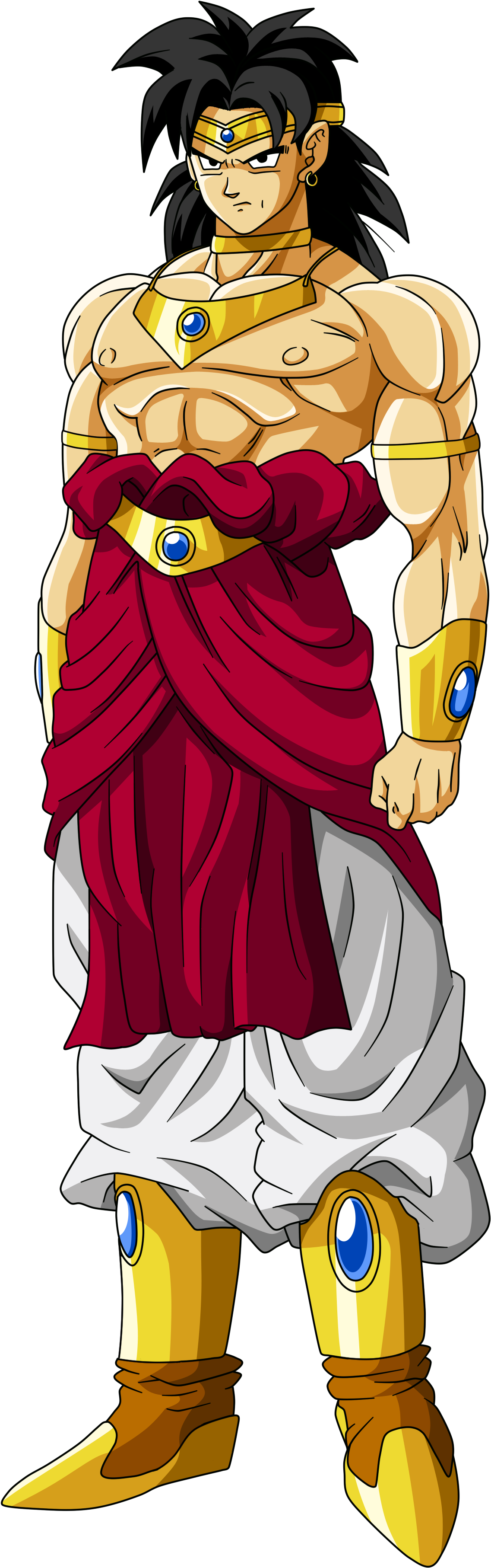 Broly Base - Broly The Legendary Super Saiyan Normal (1564x3856), Png Download
