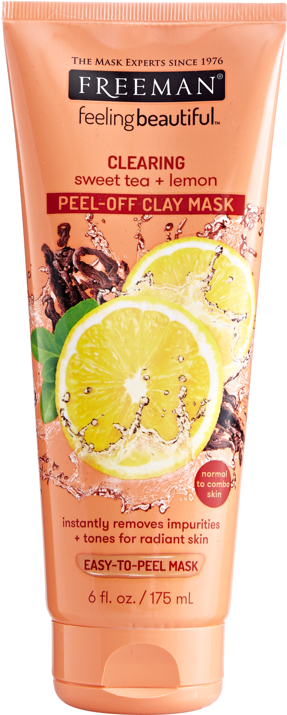 Freeman Sweet Tea And Lemon Peel Off Clay Mask (1500x1500), Png Download