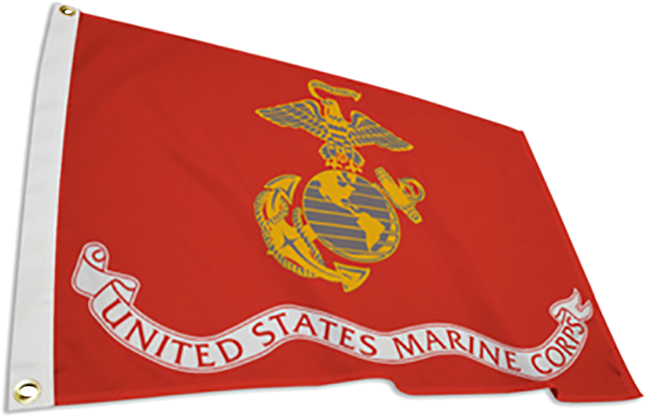 Marine Corps Flag - Crest (1944x1296), Png Download