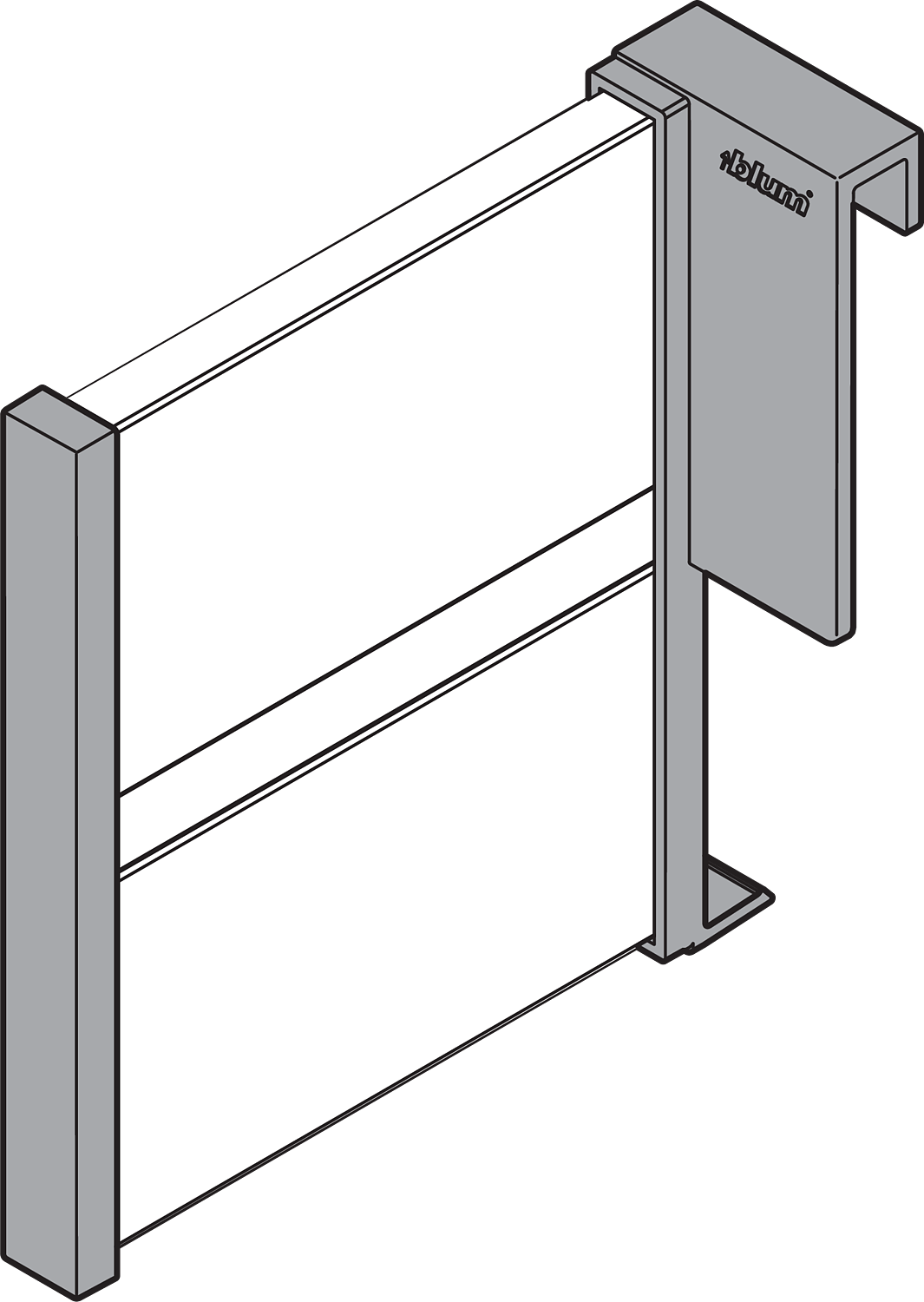 Orga Line Longside Divider For Tandembox Antaro High - Slope (1065x1500), Png Download