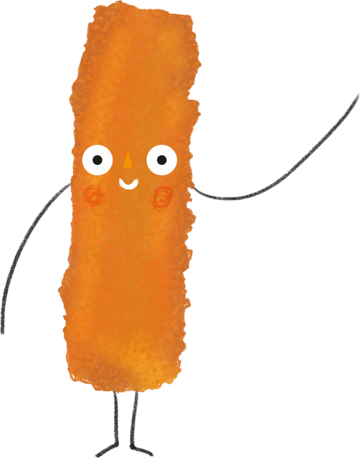 Birds Eye - Available Domain - Cartoon Fish Fingers (722x919), Png Download