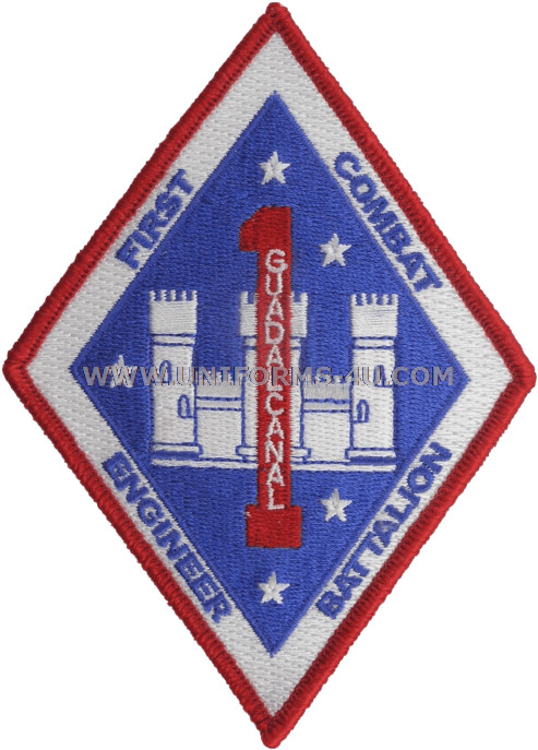 The Official Lineage For The 1st Combat Engineer Battalion - 1st Combat Engineer Battalion (500x695), Png Download