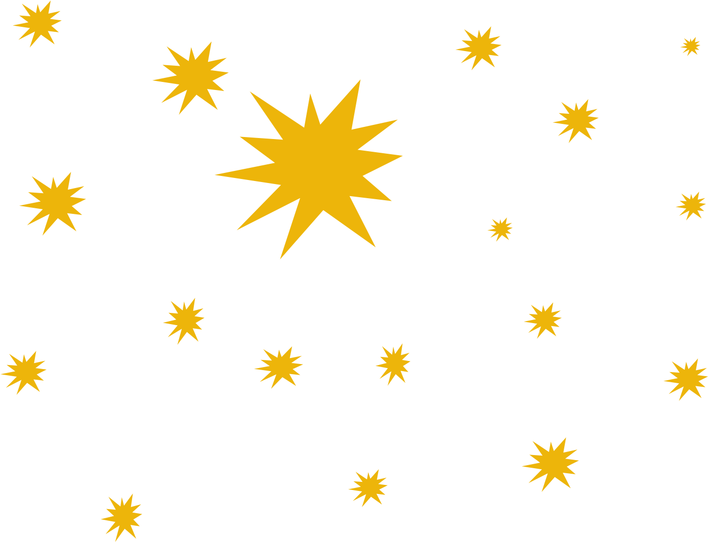 Stars Png Pattern - Star Burst (1600x1544), Png Download