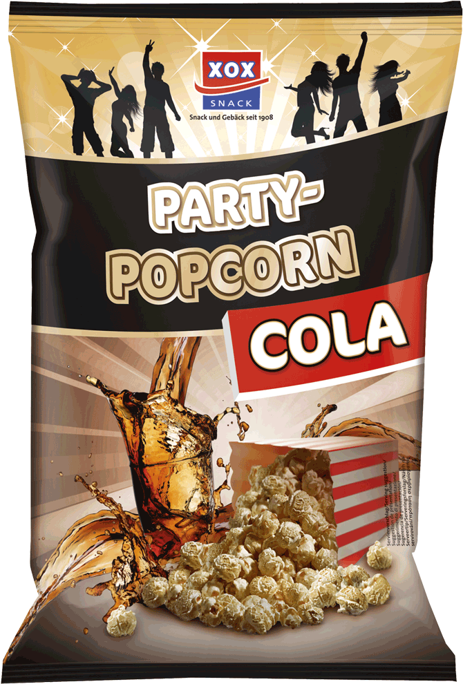 Xox Party Popcorn Cola 300g - Xox (1000x1000), Png Download