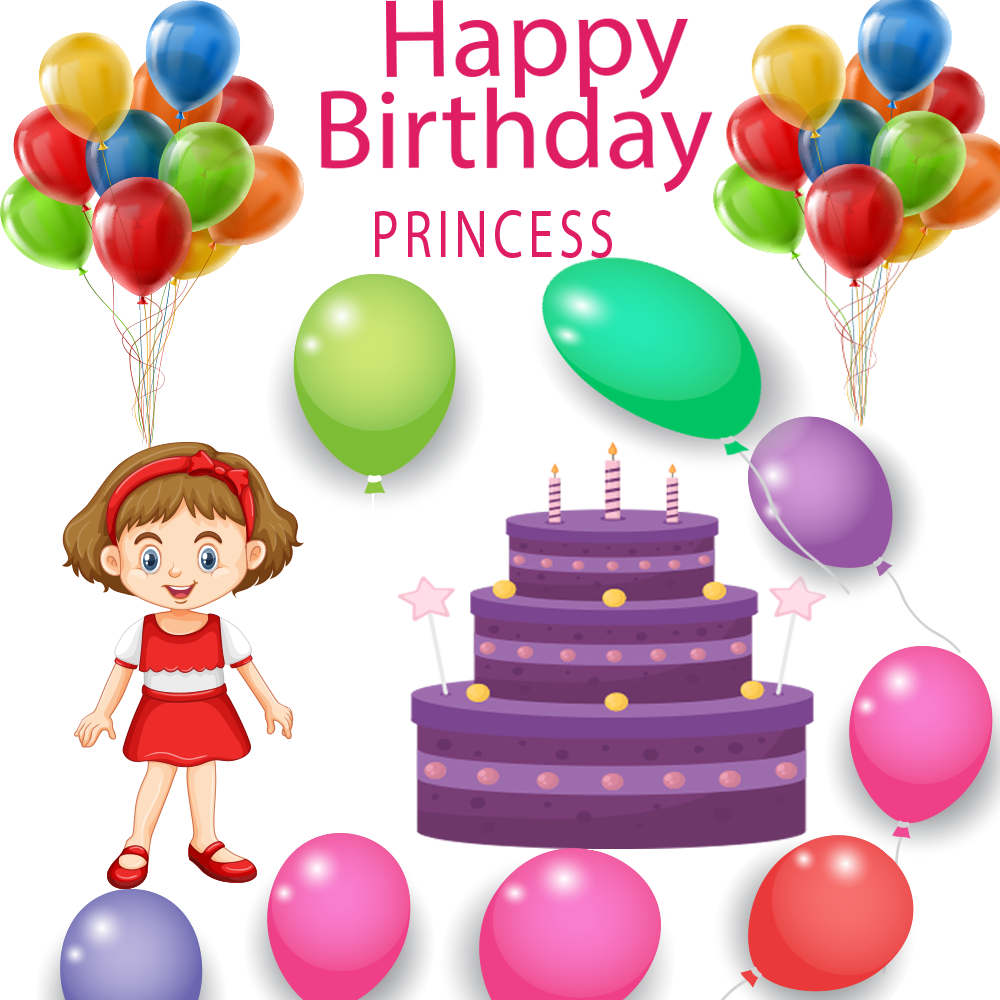 Happy Birthday Png Image - Balloon (1000x1000), Png Download