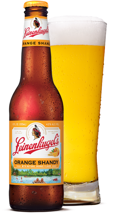 Orange Shandy - Leinenkugel Summer Shandy (495x750), Png Download