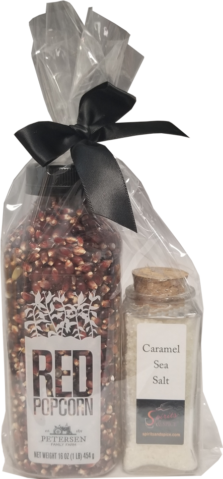 Caramel Sea Salt Popcorn Set 1400x V=1543691508 - Gift Basket (1024x1024), Png Download