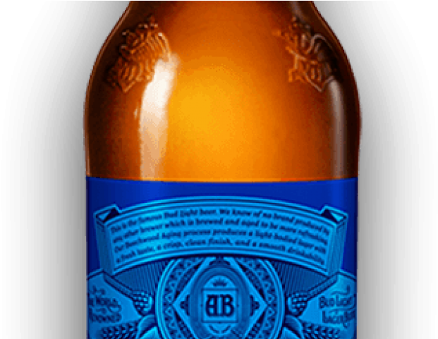 Budweiser Clipart Bud Light - Glass Bottle (640x480), Png Download